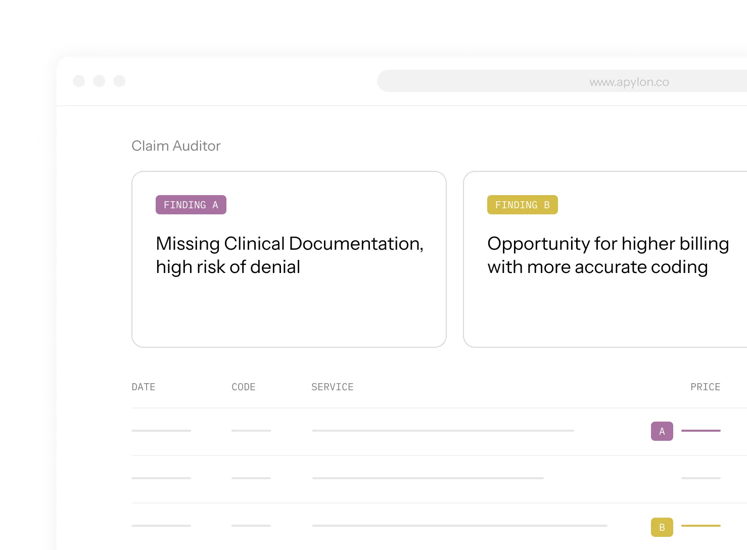 Apylon system screenshot